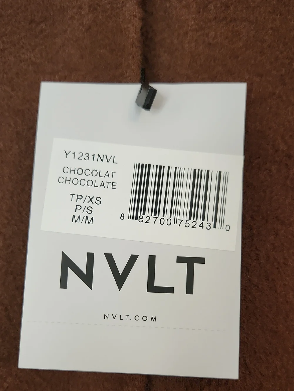 NVLT mink eyelash short fringe coatigan Oversized Size M - Picture 12 of 12